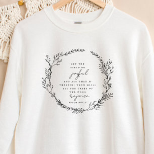 Boho Christelijk Sweatshirt Bijbelse Verse Wildblo