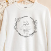 Boho Christelijk Sweatshirt Bijbelse Verse Wildblo
