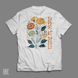 Boho Christelijke Inspirerende Groei in het Geloof T-shirt