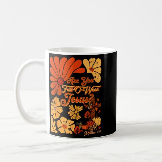 Boho Christian Fall Thanksgiving Are You Fall-o-we Koffiemok (Links)