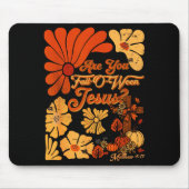 Boho Christian Fall Thanksgiving Are You Fall-o-we Muismat (Voorkant)