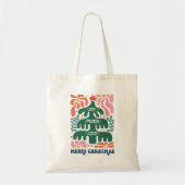 Boho Christmas Joy Peace Love Tote Bag (Voorkant)