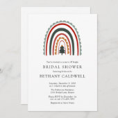 Boho Christmas Rainbow Vrijgezellenfeest Kaart (Voorkant / Achterkant)