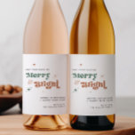 Boho Christmas Wine Bottle Label Drink Gift Label Wijn Etiket<br><div class="desc">Dit leuke kerst wijnfles label heeft een stijlvol design met een gedempte salie groen, terracotta en beige retro lettertype en boho sterren. Ze kunnen worden gebruikt op een geschenk of ze maken een perfecte inrichting voor een kerstdiner of een ander speciaal evenement. Je kunt het koppelen met alles in het...</div>