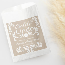 Boho Cielito Lindo Mexicaans Baby shower Bedankzakje