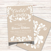 Boho Cielito Lindo Mexicaans Baby shower Kaart