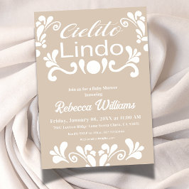 Boho Cielito Lindo Mexicaans Baby shower Kaart