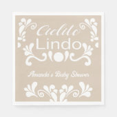 Boho Cielito Lindo Mexicaans Baby shower Servet (Voorkant)