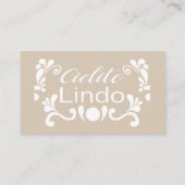 Boho Cielito Lindo Mexicaanse Baby shower Luier Informatiekaartje (Achterkant)