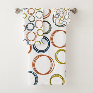 Boho Circles Bad Handdoek