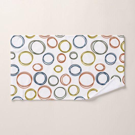 Boho Circles Bad Handdoek (Handdoek)
