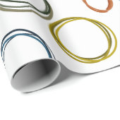 Boho Circles Cadeaupapier (Rol Hoek)