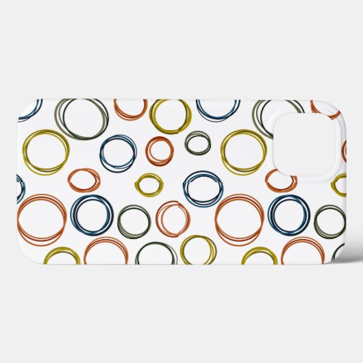 Boho Circles Case-Mate iPhone Case (Achterkant (horizontaal))