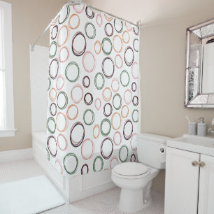 Boho Circles Douchegordijn