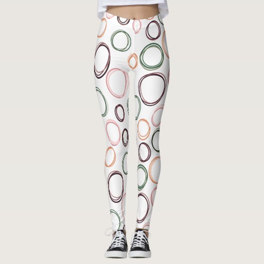 Boho Circles Leggings (Voorkant)