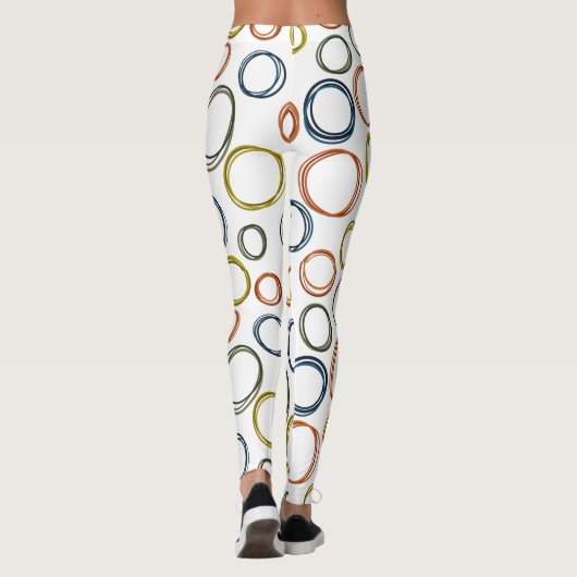 Boho Circles Leggings (Achterkant)