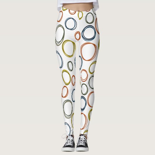 Boho Circles Leggings (Voorkant)