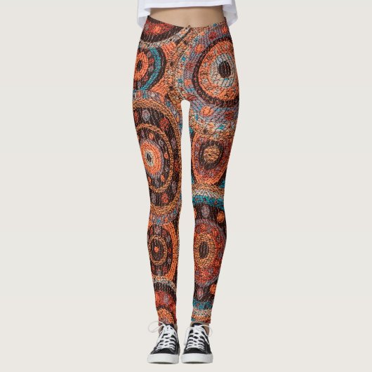 Boho Circles Leggings (Voorkant)
