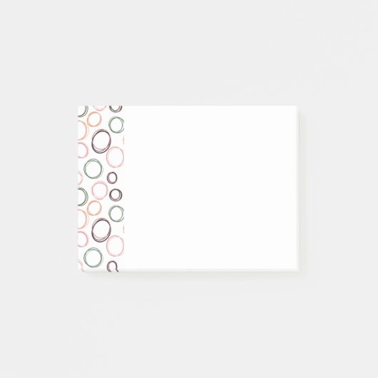 Boho Circles Post-it® Notes (Voorkant)