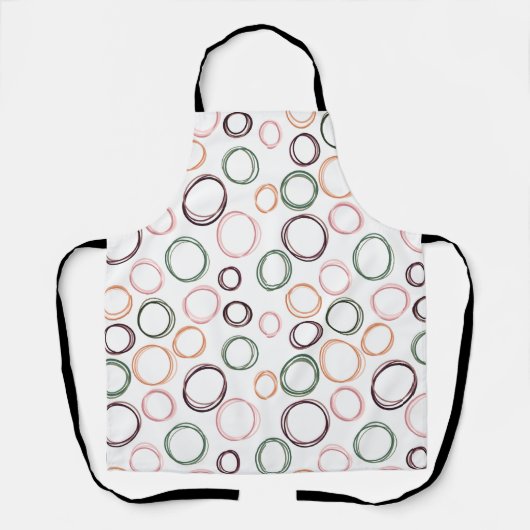 Boho Circles Schort (Voorkant)