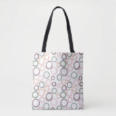 Boho Circles Tote Bag (Voorkant)