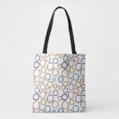 Boho Circles Tote Bag (Voorkant)
