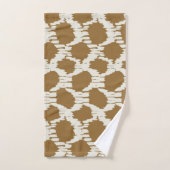 Boho Cirkels Aardetinten hedendaags minimalistisch Bad Handdoek (Handdoek)