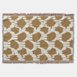 Boho Cirkels Aardetinten hedendaags minimalistisch Deken
