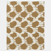 Boho Cirkels Aardetinten hedendaags minimalistisch Fleece Deken (Voorkant)