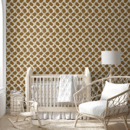 Boho Cirkels Aardetinten hedendaagse minimalistisc Behang