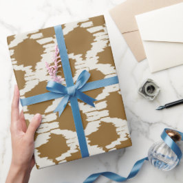 Boho Cirkels Aardetinten hedendaagse minimalistisc Cadeaupapier