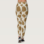 Boho Cirkels Aardetinten hedendaagse minimalistisc Leggings (Achterkant)