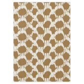 Boho Cirkels Aardetinten hedendaagse minimalistisc Tafelkleed (Voorkant)