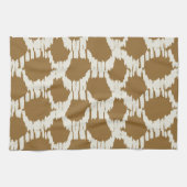 Boho Cirkels Aardetinten hedendaagse minimalistisc Theedoek (Horizontaal)