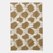 Boho Cirkels Aardetinten hedendaagse minimalistisc Theedoek (Verticaal)