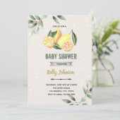 Boho citroen douche  kaart (Staand voorkant)