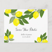Boho Citroen Huwelijk Save The Date Kaarten (Voorkant)