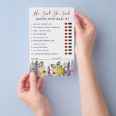 Boho citroenen & lavendel Hij zei dat ze spel zei Flyer (Hand)