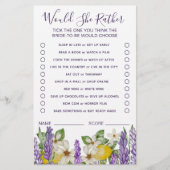 Boho citroenen & lavendel wil ze liever gamen flyer (Voorkant)