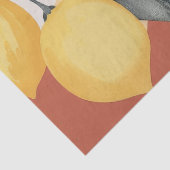 Boho citroentak met zon minimalistische abstracte tissuepapier (Detail)