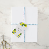 Boho Citrus Lemon Cadeau Labels Cadeaulabel (Met Touw)