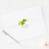 Boho Citrus Lemon Stickers (Envelop)