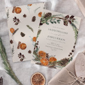 Boho Citrus Rustiek Sinaasappel Modern Cinnamon We Kaart