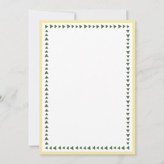 Boho Citrus Yellow Lemon Italian Wedding Save The Date (Achterkant)