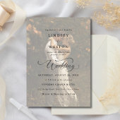 Boho Classic Vellum Overlay Foto Budget Huwelijk Kaart