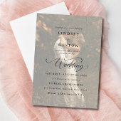 Boho Classic Vellum Overlay Foto Budget Huwelijk Kaart