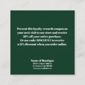 Boho Classy Spring bloom Boutique korting Coupon (Achterkant)