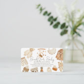 Boho Clothes Nursery Baby shower Books Verzoek Informatiekaartje (Staand voorkant)
