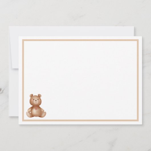 Boho Clothesline Baby shower Dank u Bedankkaart (Achterkant)