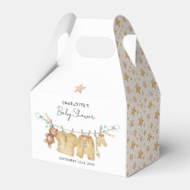 Boho Clothesline Baby shower Favor Box Bedankdoosjes